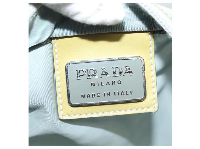 PRADA Schultertasche aus Nylon Hellblau Silber Authentisch ep10502 - Ansicht 18