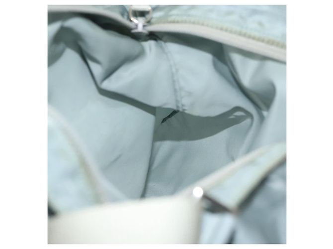 PRADA Schultertasche aus Nylon Hellblau Silber Authentisch ep10502 - Ansicht 19