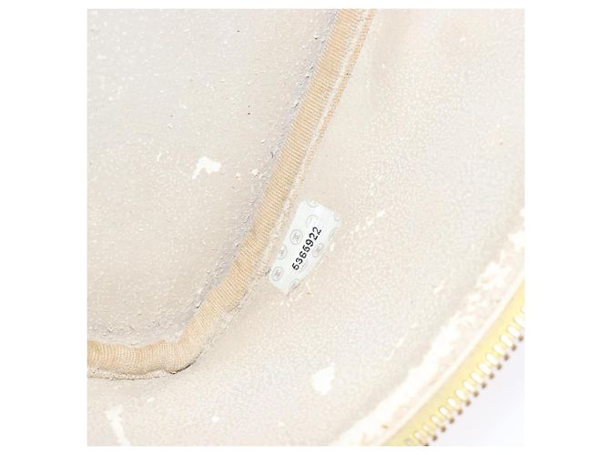 Pochette Vanity CHANEL COCO Mark in Pelle Caviar Oro Giallo CC Auth fm4842 D'oro - vista 12