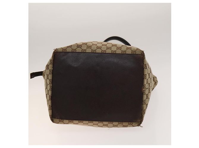 Borsa a Spalla GG Canvas Gucci 2Set Beige Argento Auth gh661 - vista 7