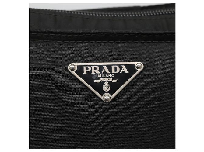 Borsa a Spalla PRADA Nylon Nero Argento Autentica ep10576 - vista 17