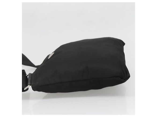 Borsa a Spalla PRADA Nylon Nero Argento Autentica ep10576 - vista 3