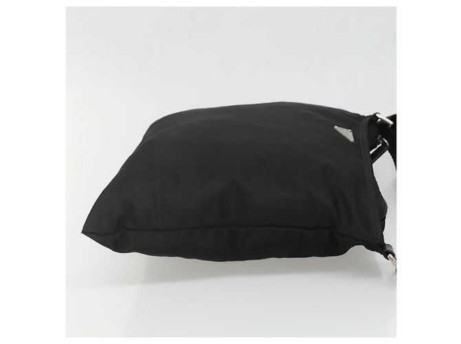 Borsa a Spalla PRADA Nylon Nero Argento Autentica ep10576 - vista 4