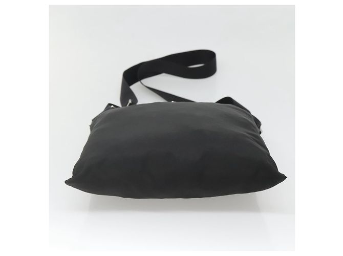 Borsa a Spalla PRADA Nylon Nero Argento Autentica ep10576 - vista 5
