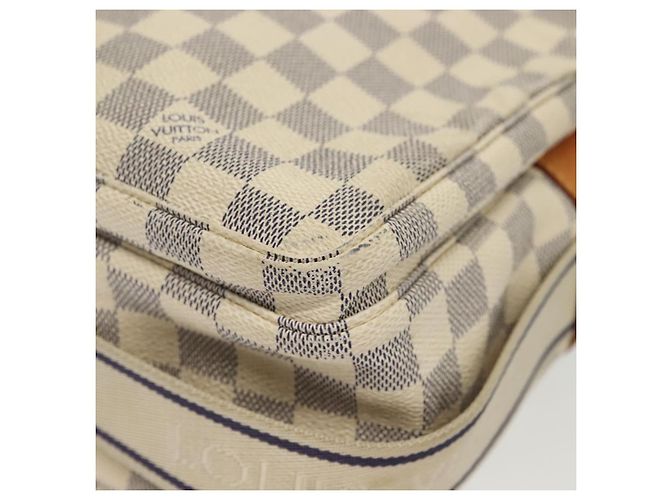 LOUIS VUITTON Borsa a Spalla Naviglio Damier Azur N51189 LV Auth 138759 - vista 16