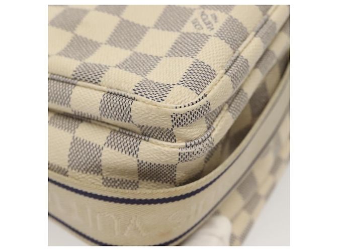 LOUIS VUITTON Borsa a Spalla Naviglio Damier Azur N51189 LV Auth 138759 - vista 17