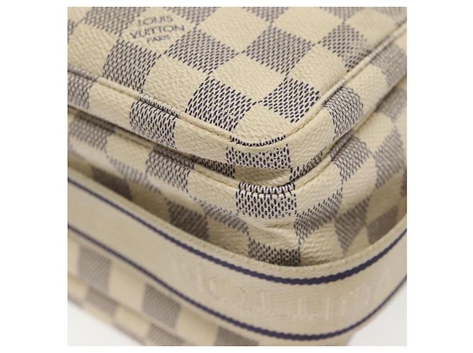 LOUIS VUITTON Borsa a Spalla Naviglio Damier Azur N51189 LV Auth 138759 - vista 18