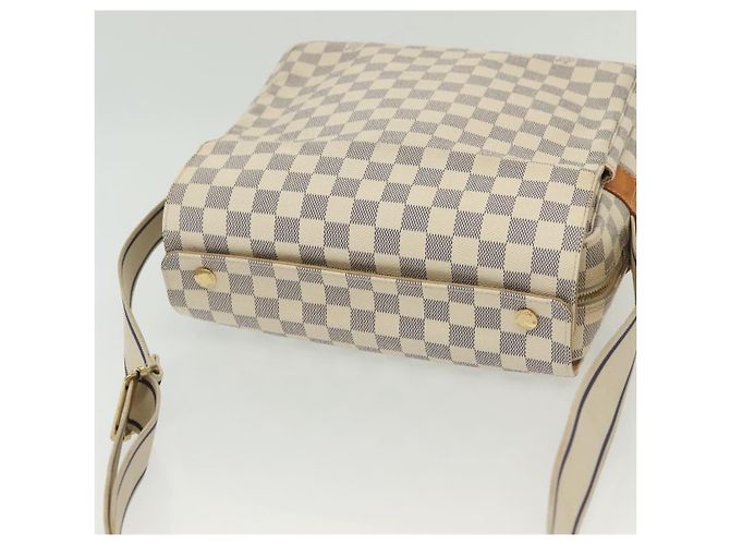LOUIS VUITTON Borsa a Spalla Naviglio Damier Azur N51189 LV Auth 138759 - vista 6