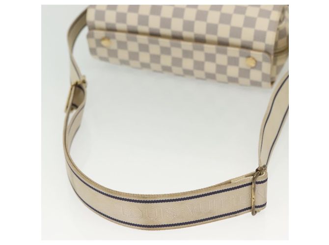 LOUIS VUITTON Borsa a Spalla Naviglio Damier Azur N51189 LV Auth 138759 - vista 7