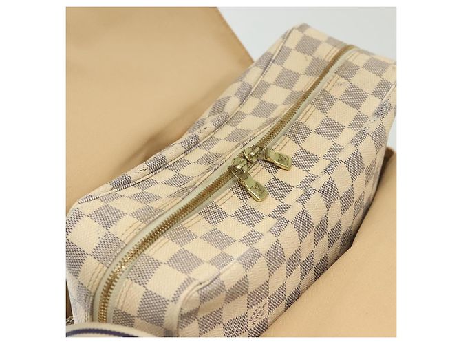 LOUIS VUITTON Borsa a Spalla Naviglio Damier Azur N51189 LV Auth 138759 - vista 8
