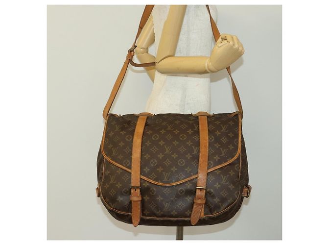 LOUIS VUITTON Borsa a Spalla Monogram Saumur 43 M42252 LV Auth am8948 Monogramma - vista 25