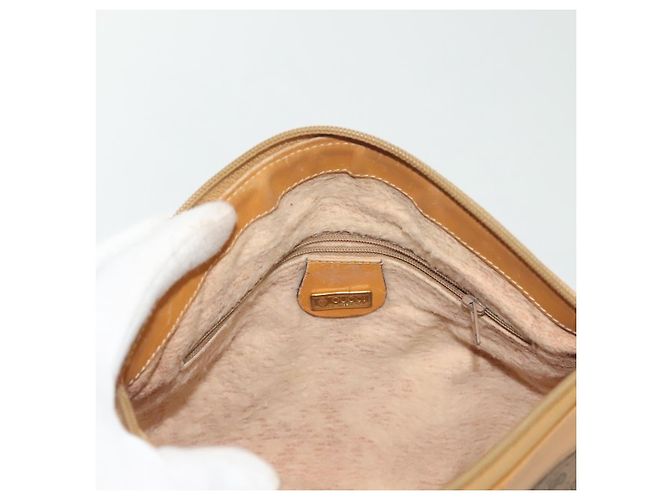 GUCCI Micro GG Supreme Shoulder Bag PVC Beige Gold Auth ki5912 Golden - view 21