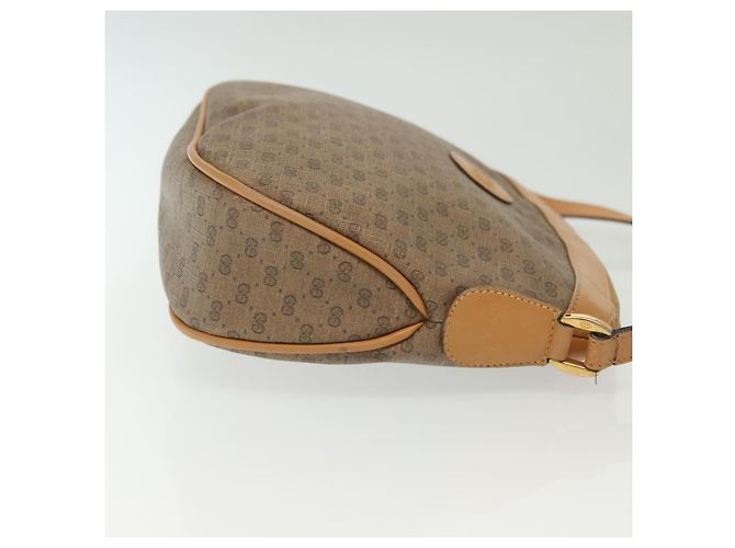 GUCCI Micro GG Supreme Shoulder Bag PVC Beige Gold Auth ki5912 Golden - view 3