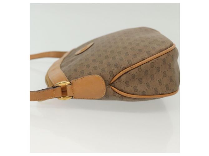 GUCCI Micro GG Supreme Shoulder Bag PVC Beige Gold Auth ki5912 Golden - view 4