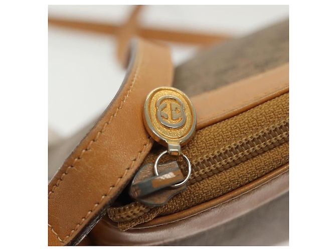 GUCCI Micro GG Supreme Shoulder Bag PVC Beige Gold Auth ki5912 Golden - view 9