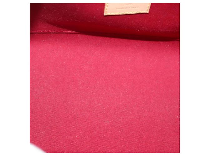 LOUIS VUITTON Borsa a Mano Monogram Vernis Brea PM Rossa M91623 LV Auth ep10407 Rosso - vista 11