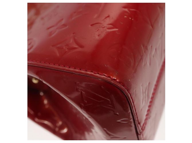 LOUIS VUITTON Borsa a Mano Monogram Vernis Brea PM Rossa M91623 LV Auth ep10407 Rosso - vista 18