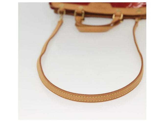LOUIS VUITTON Borsa a Mano Monogram Vernis Brea PM Rossa M91623 LV Auth ep10407 Rosso - vista 9