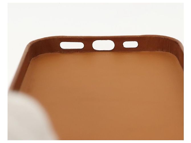 Hermès HERMES Custodia per iPhone 12 & 12 Pro Custodia per iPhone Pelle Marrone Auth BA5561 - vista 10