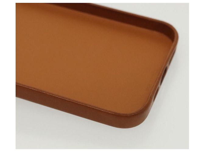 Hermès HERMES Custodia per iPhone 12 & 12 Pro Custodia per iPhone Pelle Marrone Auth BA5561 - vista 16