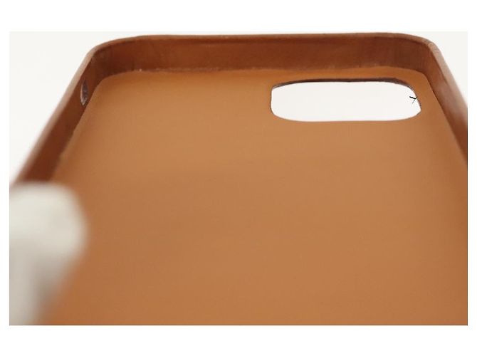 Hermès HERMES Custodia per iPhone 12 & 12 Pro Custodia per iPhone Pelle Marrone Auth BA5561 - vista 18