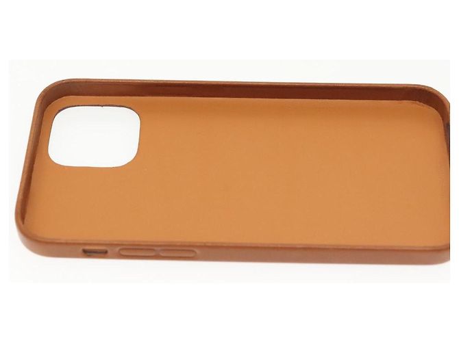 Hermès HERMES Custodia per iPhone 12 & 12 Pro Custodia per iPhone Pelle Marrone Auth BA5561 - vista 19