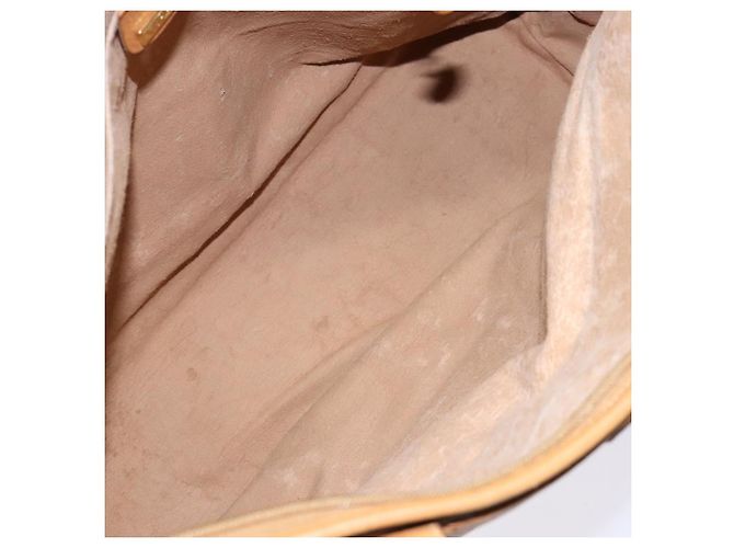 Gucci Borsa tote Micro GG Supreme in PVC beige e oro Auth ki5973 D'oro - vista 10