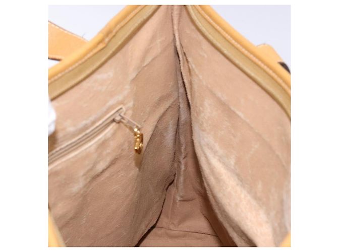 Gucci Borsa tote Micro GG Supreme in PVC beige e oro Auth ki5973 D'oro - vista 20
