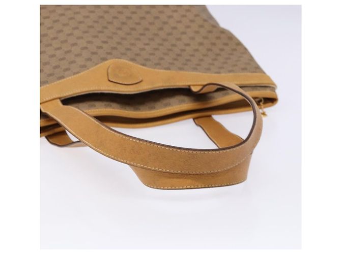Gucci Borsa tote Micro GG Supreme in PVC beige e oro Auth ki5973 D'oro - vista 7
