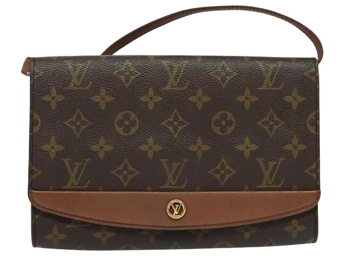 LOUIS VUITTON Borsa a Spalla Monogram Bordeaux 24 M51798 LV Auth BA5524 Monogramma - vista 13