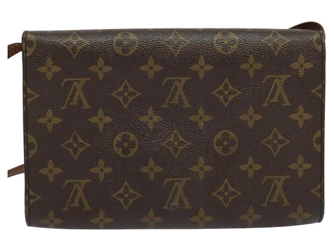 LOUIS VUITTON Borsa a Spalla Monogram Bordeaux 24 M51798 LV Auth BA5524 Monogramma - vista 2