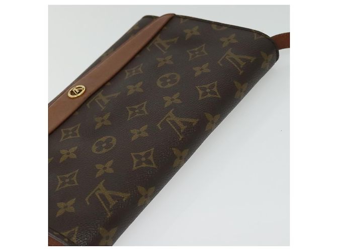 LOUIS VUITTON Borsa a Spalla Monogram Bordeaux 24 M51798 LV Auth BA5524 Monogramma - vista 6
