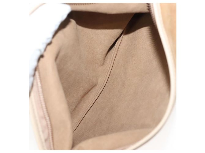 Borsa Tote Salvatore Ferragamo in vinile marrone Auth BA5417 - vista 21