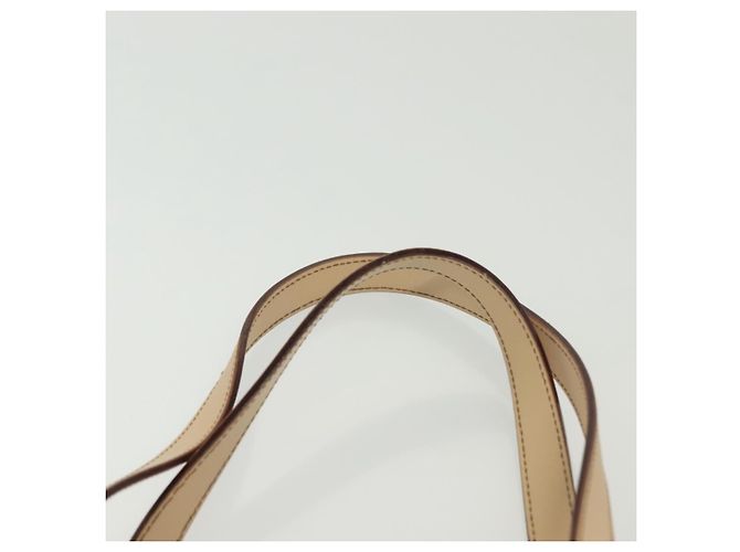 Borsa Tote Salvatore Ferragamo in vinile marrone Auth BA5417 - vista 8