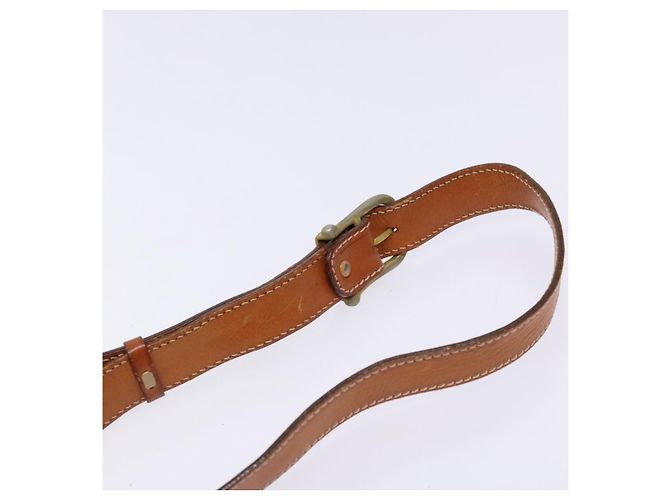 Céline Borsa a Spalla in Tela Macadam CELINE PVC Beige Oro Auth gh516 D'oro - vista 8