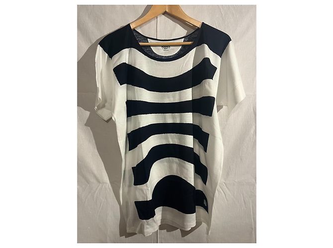 T-Shirt Bianco e Nero HERMÈS - vista 2