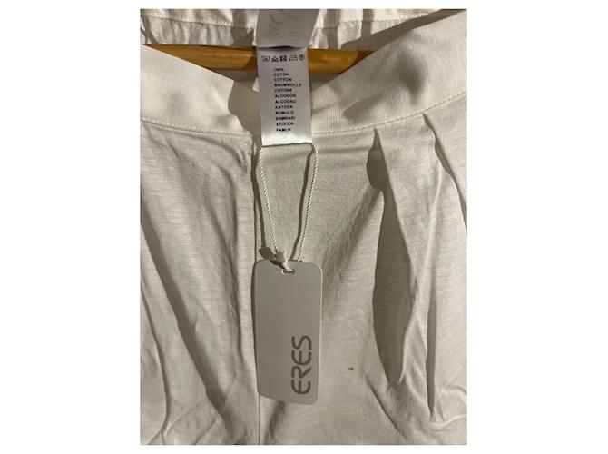 Pantalones blancos de algodón Eres - vista 4