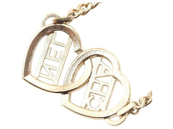 Choker in strass placcato oro Chanel D'oro - vista 2