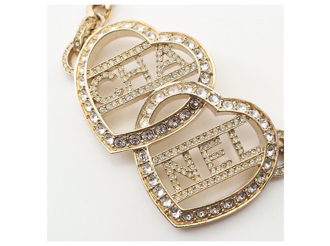 Choker in strass placcato oro Chanel D'oro - vista 7