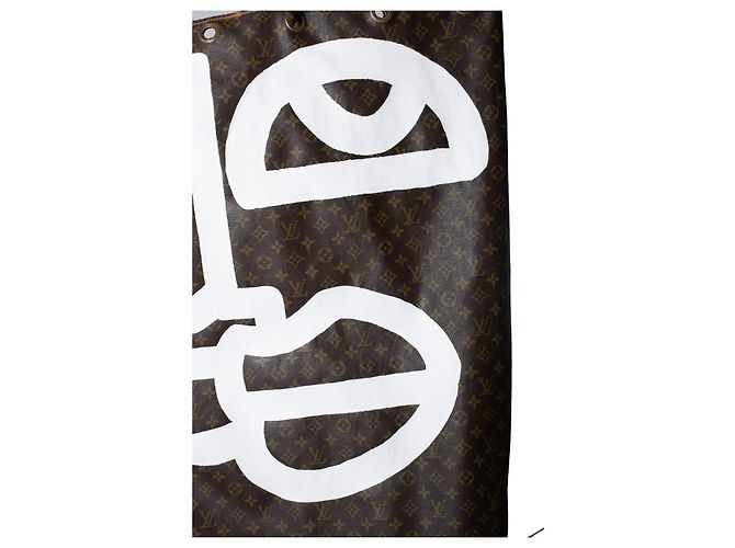 Louis Vuitton x Steve Te Pas, Sac Marin dipinto a mano Marrone - vista 2