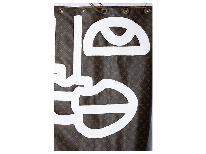 Louis Vuitton x Steve Te Pas, Sac Marin dipinto a mano Marrone - vista 3