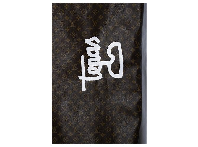 Louis Vuitton x Steve Te Pas, Sac Marin dipinto a mano Marrone - vista 5