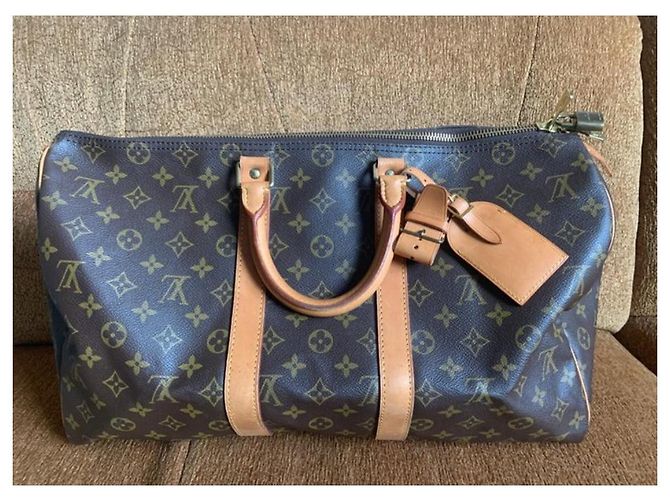 Borsa da viaggio Keepall 45 di Louis Vuitton Marrone scuro - vista 2