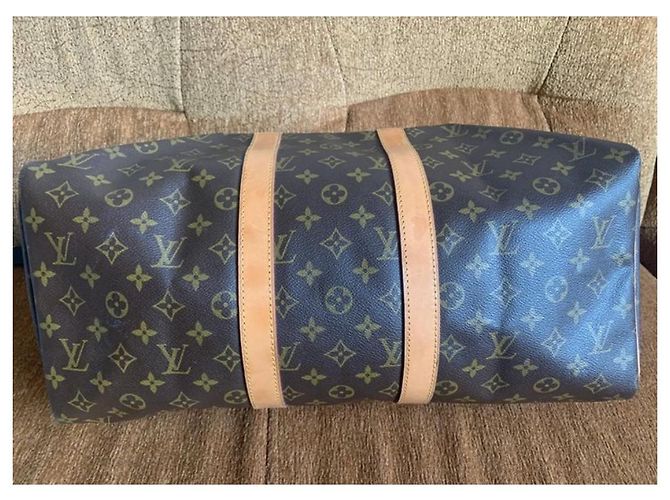 Borsa da viaggio Keepall 45 di Louis Vuitton Marrone scuro - vista 4