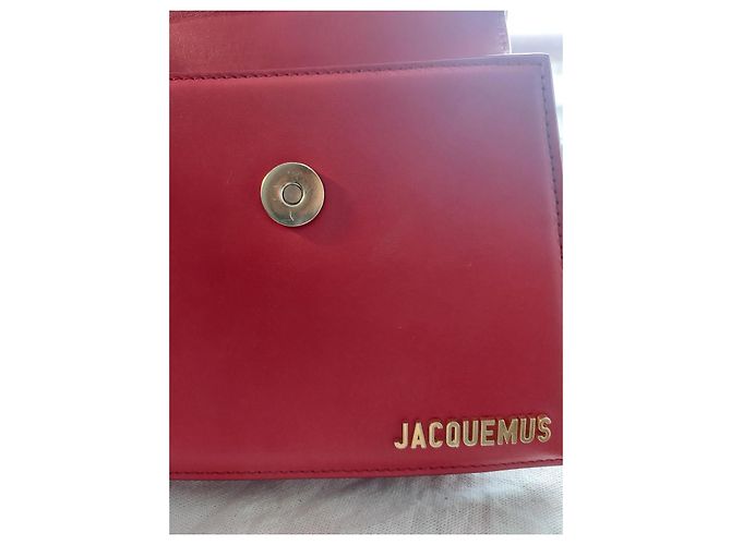 Borsa a mano Jacquemus Chiquito in pelle rossa media Rosso - vista 4