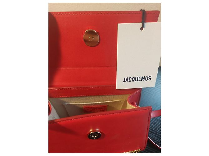 Borsa a mano Jacquemus Chiquito in pelle rossa media Rosso - vista 5