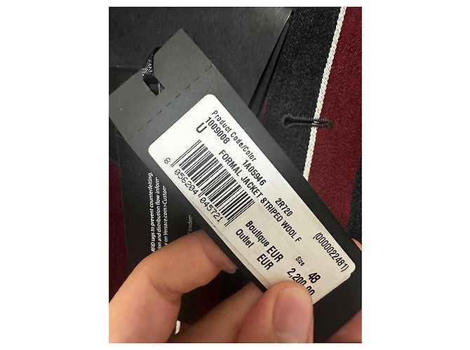 Blazer a Righe Versace - vista 5