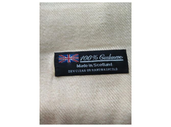 Autre Marque Sciarpa in cashmere avorio Corallo - vista 5