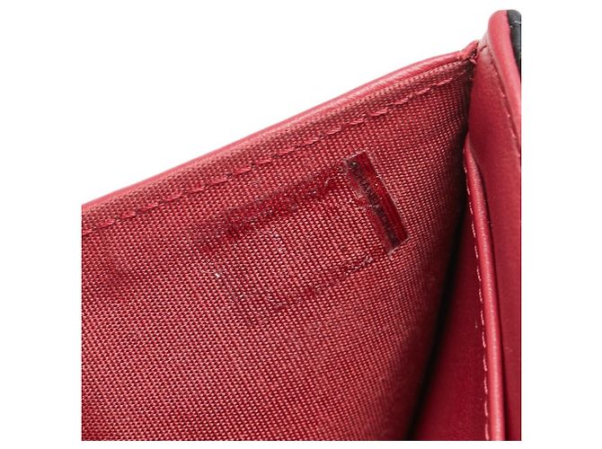 Chanel 19 Coco Mark Dreifach-Brieftasche Schwarz Pink - Ansicht 5
