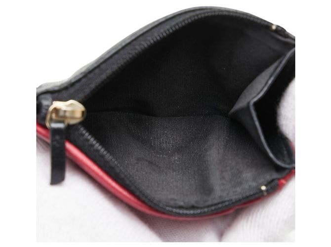 Chanel 19 Coco Mark Dreifach-Brieftasche Schwarz Pink - Ansicht 6